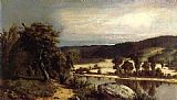Alexander Helwig Wyant Famous Paintings - River Landscape